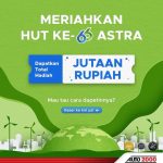 Kuis HUT-66 Astra Berhadiah Saldo Astrapay Total Rp 3.480.000