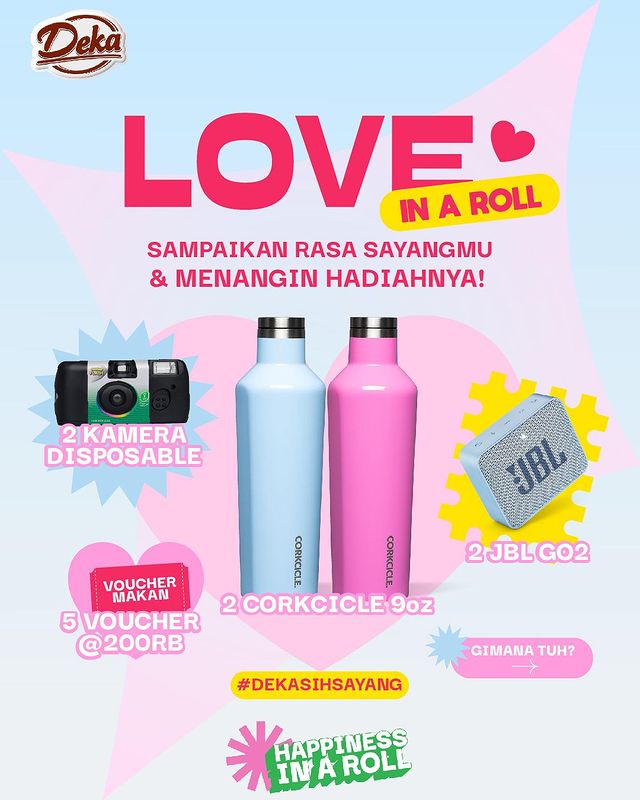 Kuis Love In A Roll Berhadiah Kamera Disposable, JBL GO 2, dll