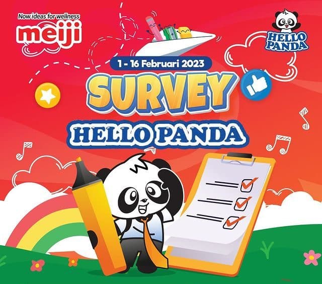Kuis Survey Hello Panda Berhadiah OVO 25K untuk 200 Pemenang