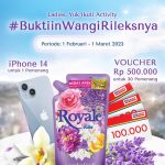 Lomba Foto Buktiin Wangi Rileksnya Royale Berhadiah iPhone 14