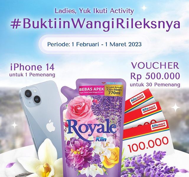 Lomba Foto Buktiin Wangi Rileksnya Royale Berhadiah iPhone 14