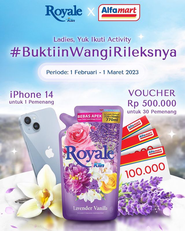 Lomba Foto Buktiin Wangi Rileksnya Royale Berhadiah iPhone 14