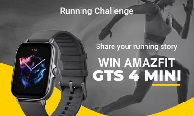 Lomba Foto Lari Berhadiah Smart Watch Amazfit GTS 4 Mini
