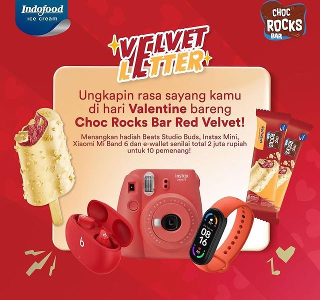 Lomba Foto Velvet Letter Hadiah Instax Mini, Smartwatch & TWS