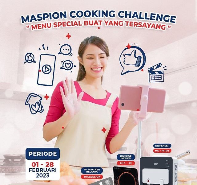Lomba Masak Hari Valentine Berhadiah Dispenser, Kompor & Voucher
