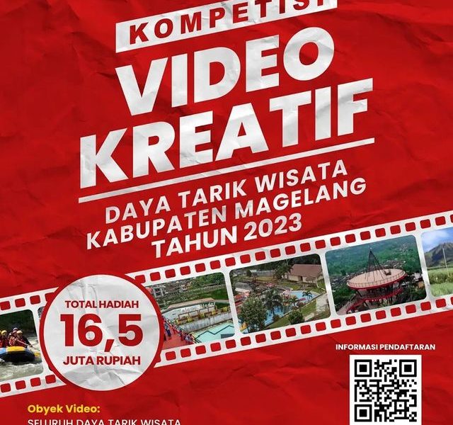 Lomba Video Daya Tarik Wisata Magelang Hadiah Total 16,5 Juta