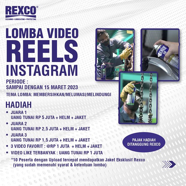 Lomba Video Reels Rexco 2023 Berhadiah Uang Total 13 Juta