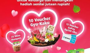 Lomba Video aiSHISOteru Hadiah 10 Dinner Gyu-Kaku, Gopay, dll