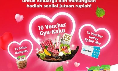 Lomba Video aiSHISOteru Hadiah 10 Dinner Gyu-Kaku, Gopay, dll