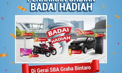 Penarikan Undian Badai Hadiah Supermarket Bangunan Abadi