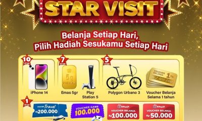 Promo Star Visit Alfamart Berhadiah iPhone 14, Emas, PS 5, dll