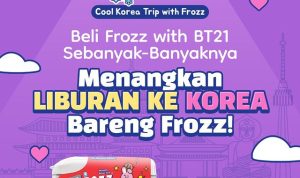 Undian Frozz Daebak Berhadiah 10 Trip Korea & 1280 Merch BT21