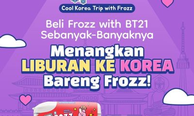 Undian Frozz Daebak Berhadiah 10 Trip Korea & 1280 Merch BT21