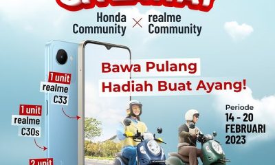 Valentine's Giveaway Honda Community Berhadiah 4 Gadget Realme