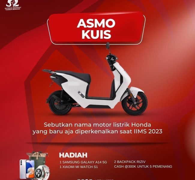 ASMO Kuis Berhadiah Samsung A14 5G, Mi Watch S1, dan lainnya