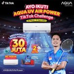 Aqua UV Air Power Tiktok Challenge Berhadiah Total 30 Juta Rupiah