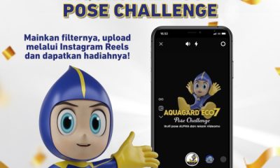 Aquagard ECO7 Pose Challenge Berhadiah OVO Jutaan Rupiah