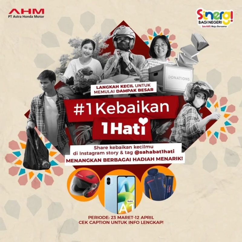 Challenge 1 Kebaikan 1 Hati Berhadiah Xiaomi Redmi A1