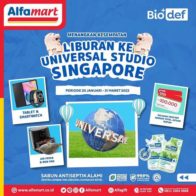 Challenge Biodef Dapetin Liburan ke Singapore, Tablet, Air Fryer, dll