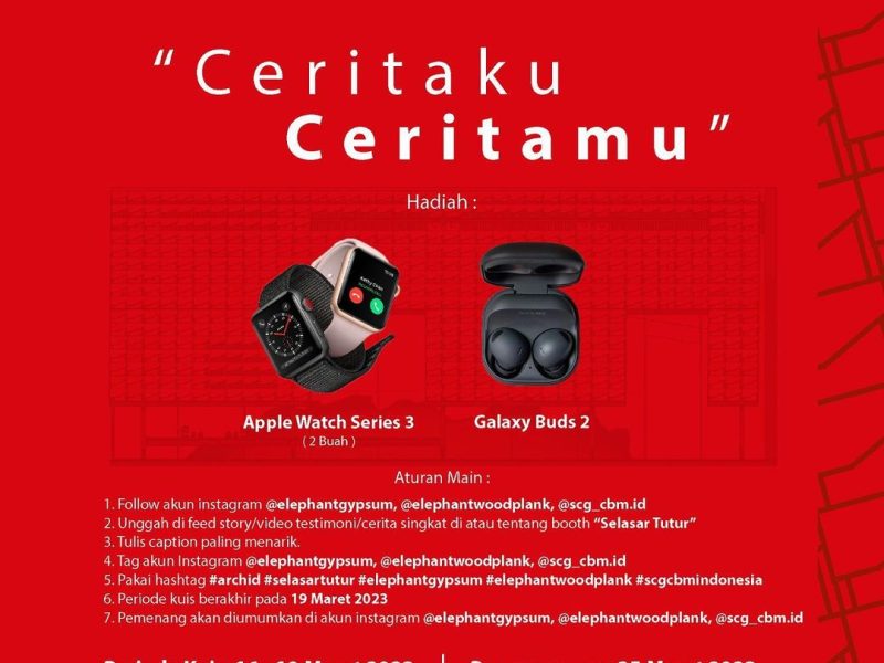 Challenge Ceritaku Ceritamu Hadiah 2 Apple Watch & Galaxy Buds