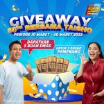 Giveaway 50th Bersama Taisho Berhadiah 5 Logam Mulia 1 Gram