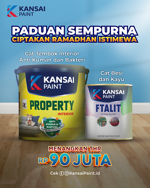 Giveaway Paduan Sempurna Kansai Paint Berhadiah THR 90 Juta