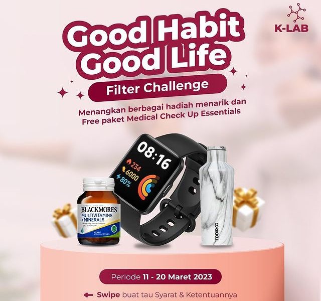 Good Habit, Good Life Filter Challenge Hadiah Mi Watch 2 Lite