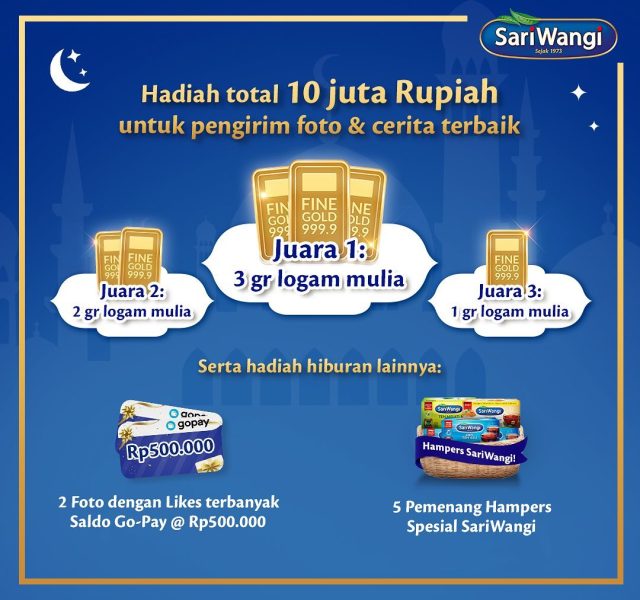 Kontes Foto Berbuka dengan SariWangi Hadiah Total 10 Juta