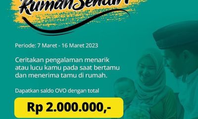 Kuis Cerita Anggap Aja Rumah Sendiri Hadiah Saldo OVO 2 Juta