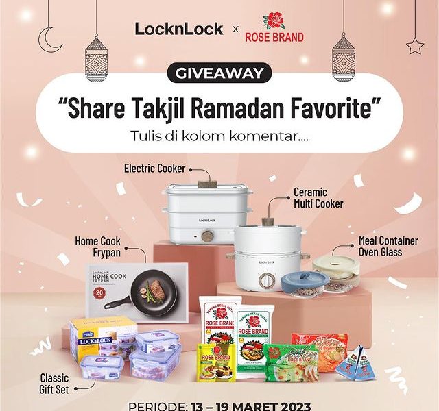Kuis Takjil Ramadhan Favorite Berhadiah Electric Cooker & lainnya