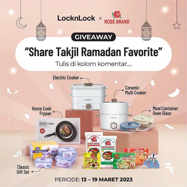 Kuis Takjil Ramadhan Favorite Berhadiah Electric Cooker & lainnya