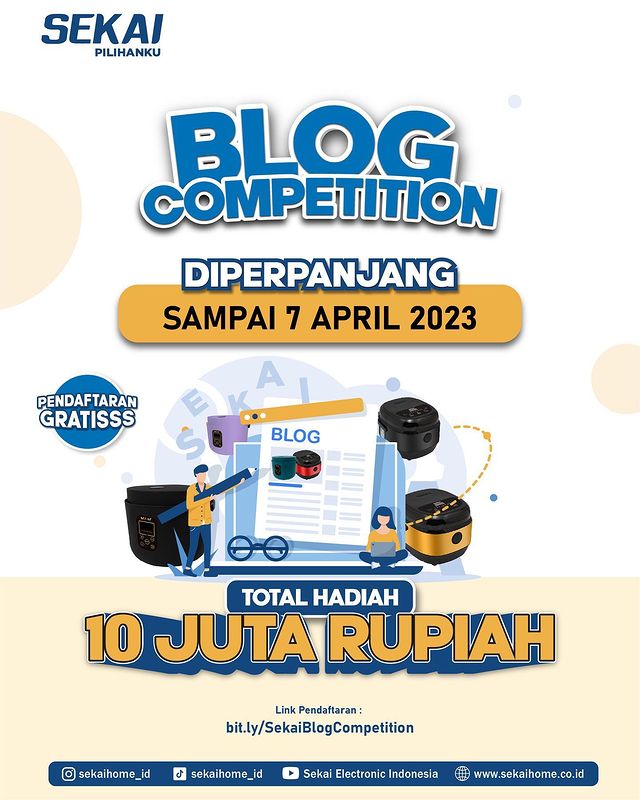 Lomba Blog Rice Cooker Digital Low Sugar Sekai Hadiah 10 Juta