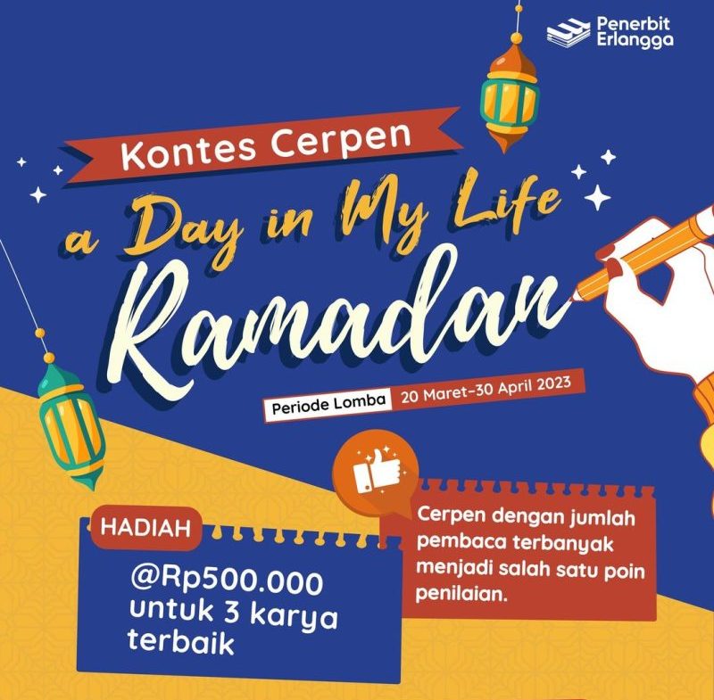 Lomba Cerpen Day in My Life Ramadan Berhadiah 1.5 Juta Rupiah