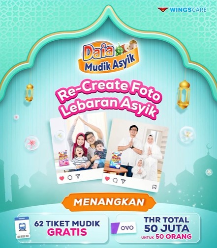 Lomba Foto Lebaran Asyik Berhadiah 62 Tiket Mudik & THR 50 Juta