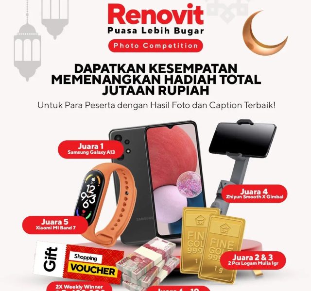 Lomba Foto Renovit Puasa Lebih Bugar Berhadiah Jutaan Rupiah