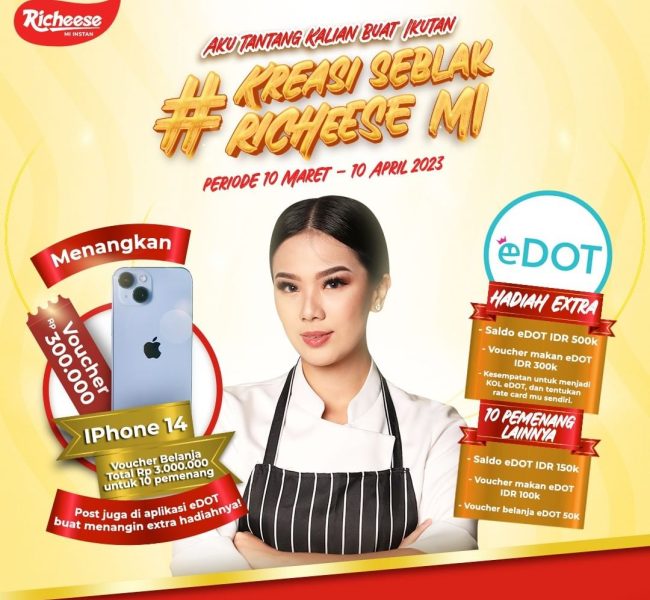 Lomba Kreasi Seblak Richeese Mi Menangkan iPhone 14 & Voucher