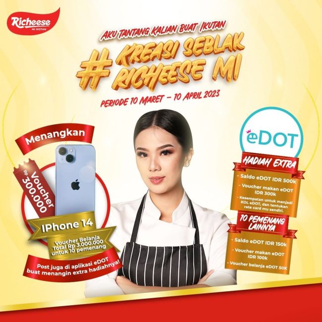 Lomba Kreasi Seblak Richeese Mi Menangkan iPhone 14 & Voucher