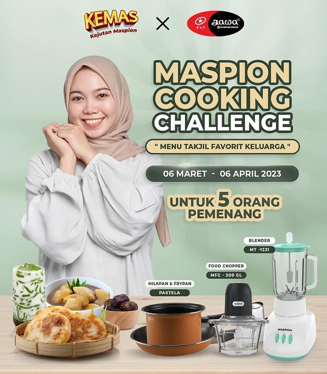 Lomba Masak Menu Takjil Berhadiah Blender, Chopper & Panci