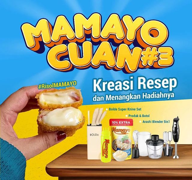 Lomba Resep Risol Mamayo Berhadiah Blender, Knife Set & Produk