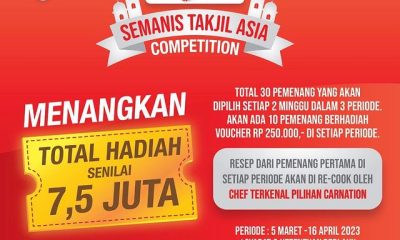 Lomba Resep Semanis Takjil Asia Berhadiah Total 7,5 Juta Rupiah