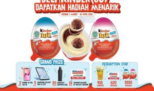Promo Kinder Joy Alfamart Berhadiah 2 iPhone, Tablet, Corkcicle, dll