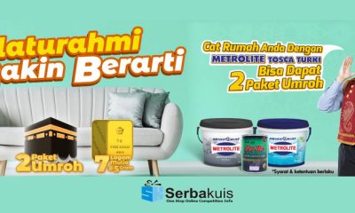 Promo Lebaran Pacific Paint Berhadiah Umroh, Emas & Merch