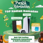 Promo Top Coffee Pesta Ramadan Berhadiah PS 5, Samsung A33, dll