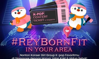 Rey Born Fit Challenge Hadiah 6 Tiket Konser K-Pop di Singapura