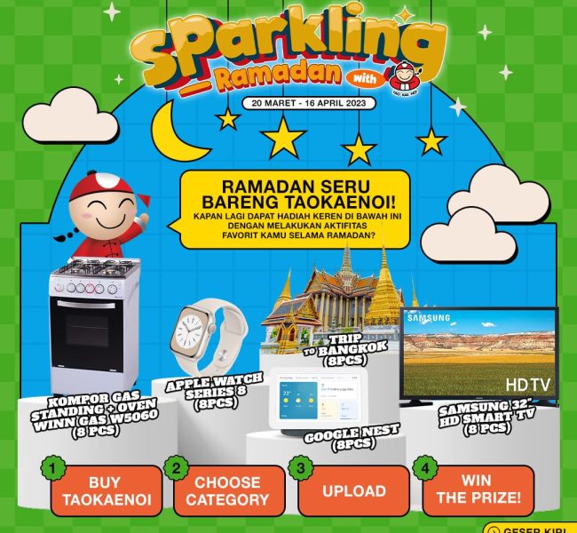 Sparkling Ramadan Tao Kae Noi Berhadiah Total Puluhan Juta