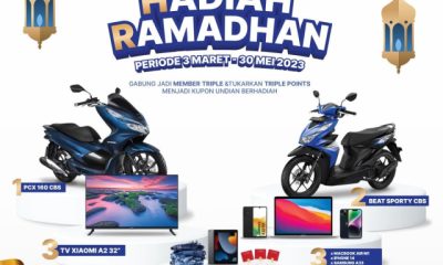 Undian Triple Jeans Berhadiah Honda PCX, Beat, iPhone 14, dll