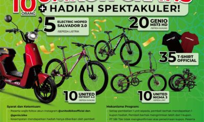 Undian United Bike 2023-2024 Berhadiah 10 Umroh & 45 Sepeda