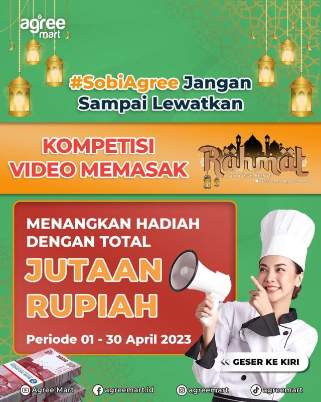 Agree Mart Mengadakan Lomba Memasak Berhadiah Emas