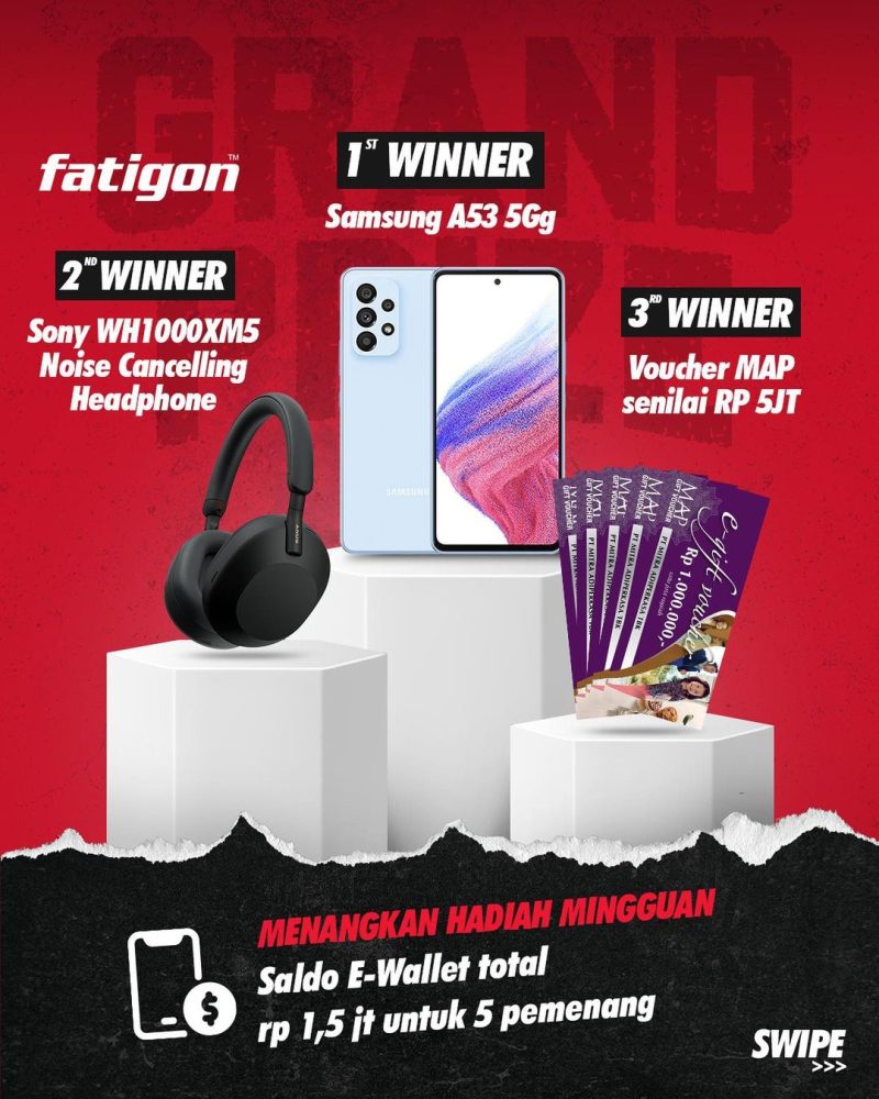 Fatigon My Ramadan Challenge Berhadiah SAMSUNG A53, dll