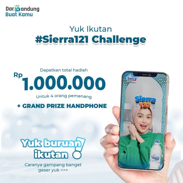 Filter IG Sierra 121 Challenge Berhadiah Handphone & Rp 1 Juta